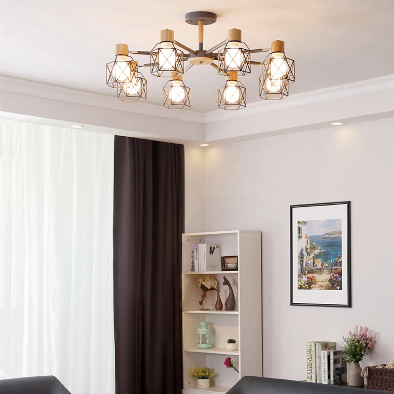 Потолочная люстра CORF B3 Black 3 lamps от ImperiumLoft Потолочная люстра CORF B3 Black 3 lamps от ImperiumLoft