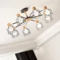 Потолочная люстра CORF B3 Black 3 lamps от ImperiumLoft