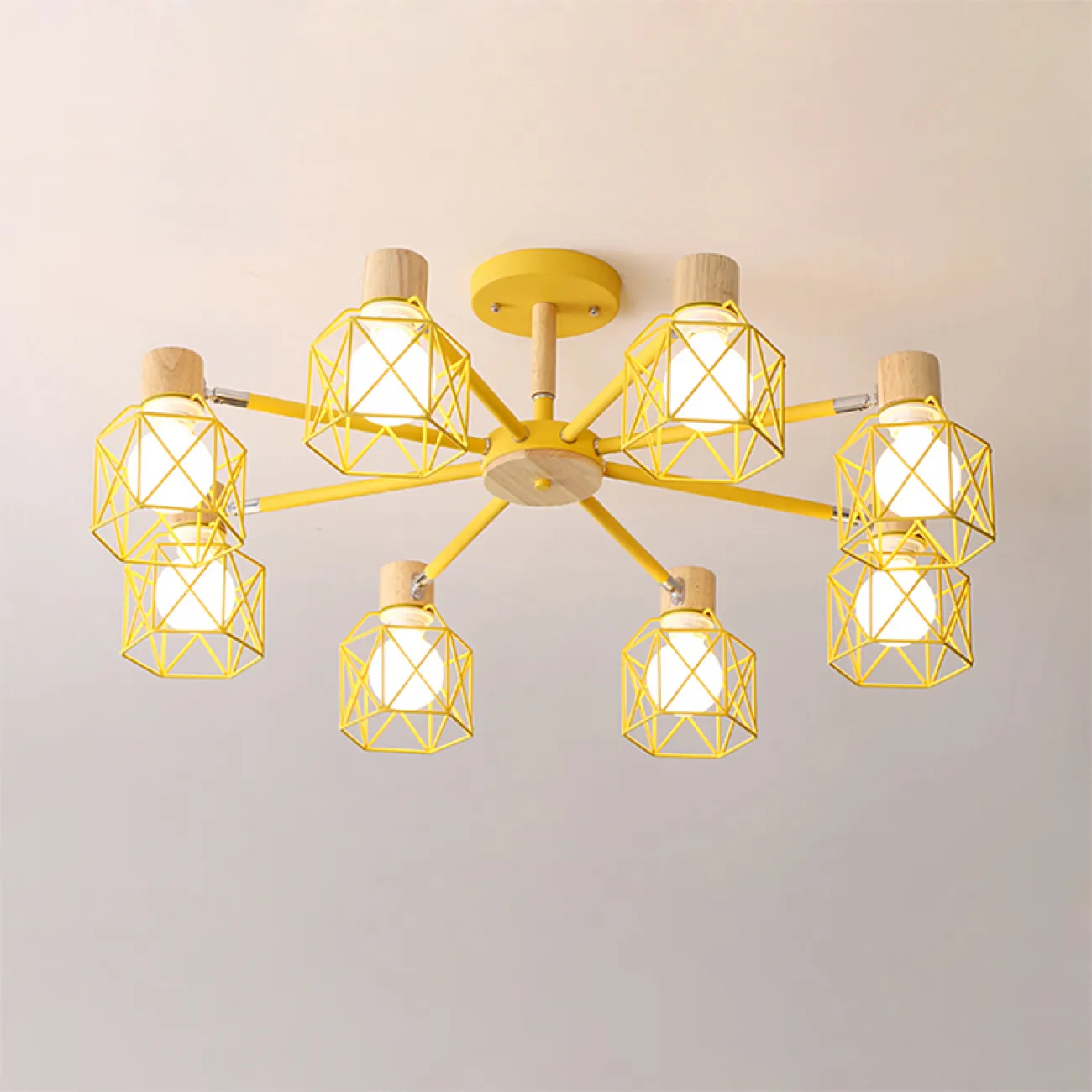 Потолочная люстра CORF B3 Black 3 lamps от ImperiumLoft