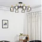 Потолочная люстра CORF B3 Black 3 lamps от ImperiumLoft