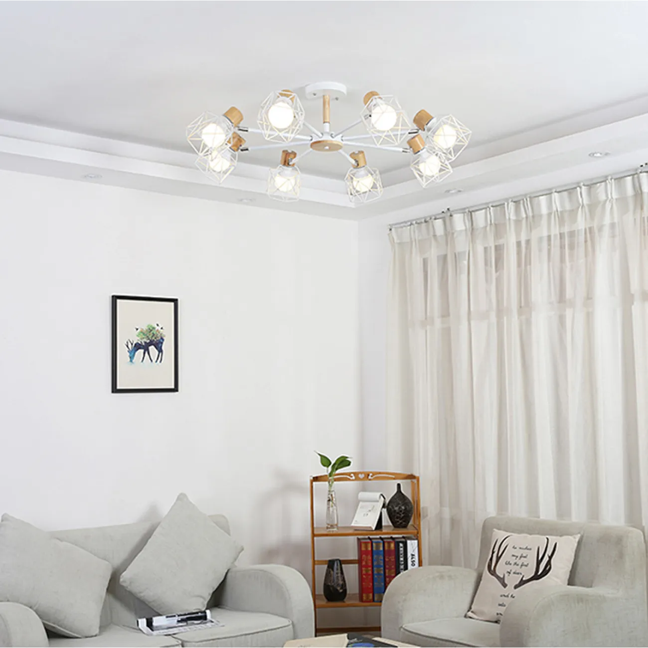 Потолочная люстра CORF B3 Black 3 lamps от ImperiumLoft Потолочная люстра CORF B3 Black 3 lamps от ImperiumLoft