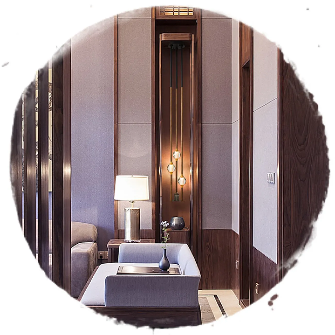 Подвесной светильник TABEO Light brown от ImperiumLoft