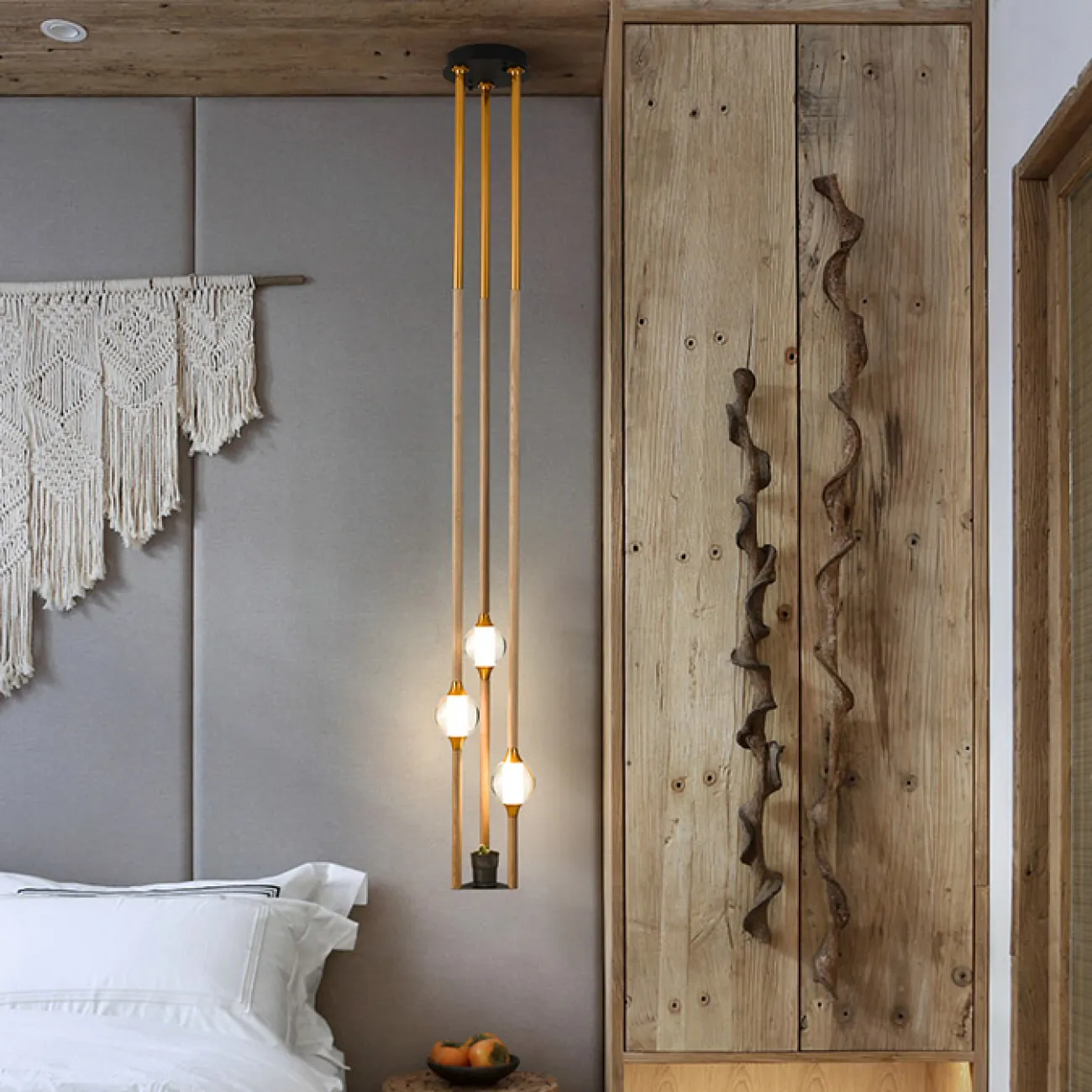 Подвесной светильник TABEO Light brown от ImperiumLoft