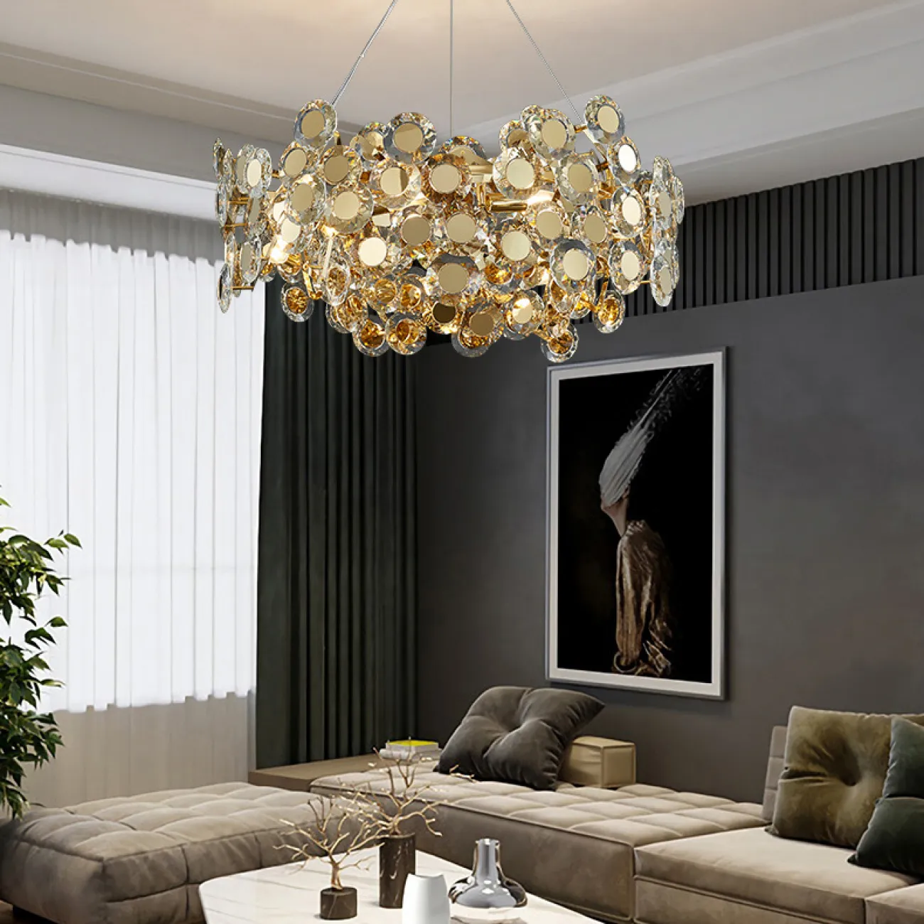 Подвесная люстра IOLA D80 от ImperiumLoft