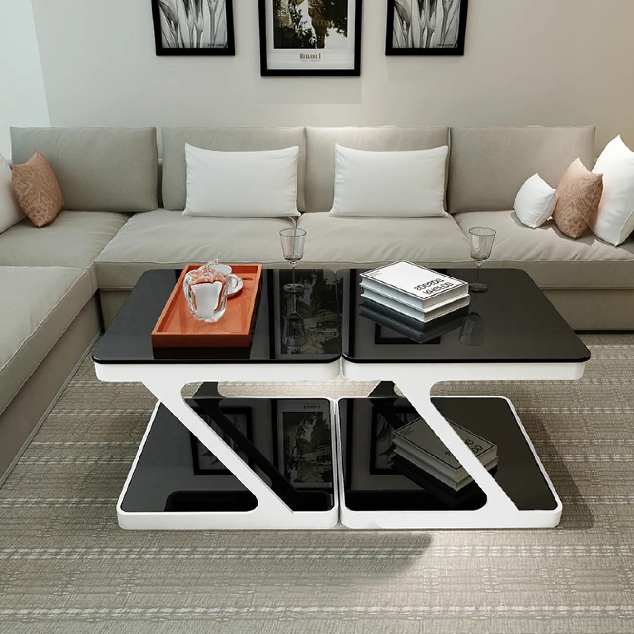 Дизайнерский журнальный столик LaLume-AP00225