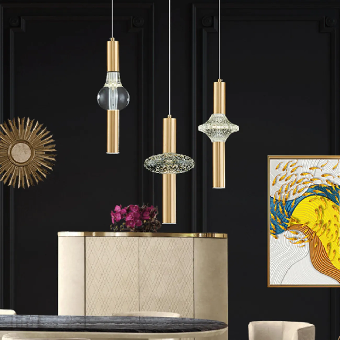 Подвесной светильник LIVA D от ImperiumLoft