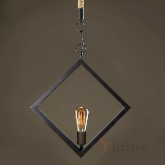 Подвесной светильник Romb Loft Rope Light