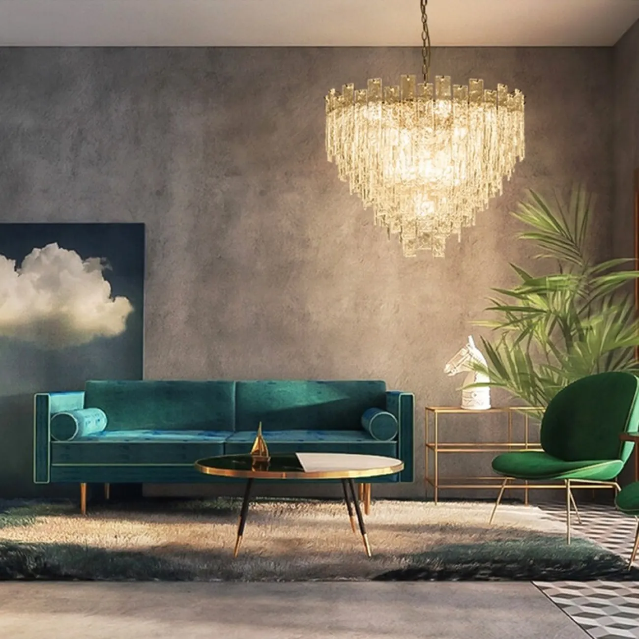 Подвесная люстра FAVOR 16 D78 от ImperiumLoft