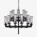 K&W LIAISON TWO-TIER CHANDELIER 18 K&W