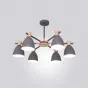 Потолочная люстра FOLKE 6 Gray от ImperiumLoft