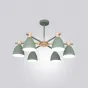 Потолочная люстра FOLKE 6 Green от ImperiumLoft