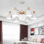 Потолочная люстра FOLKE 8 White от ImperiumLoft