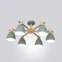 Потолочная люстра FOLKE 6 Green от ImperiumLoft