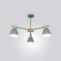 Потолочная люстра FOLKE 3 Green от ImperiumLoft