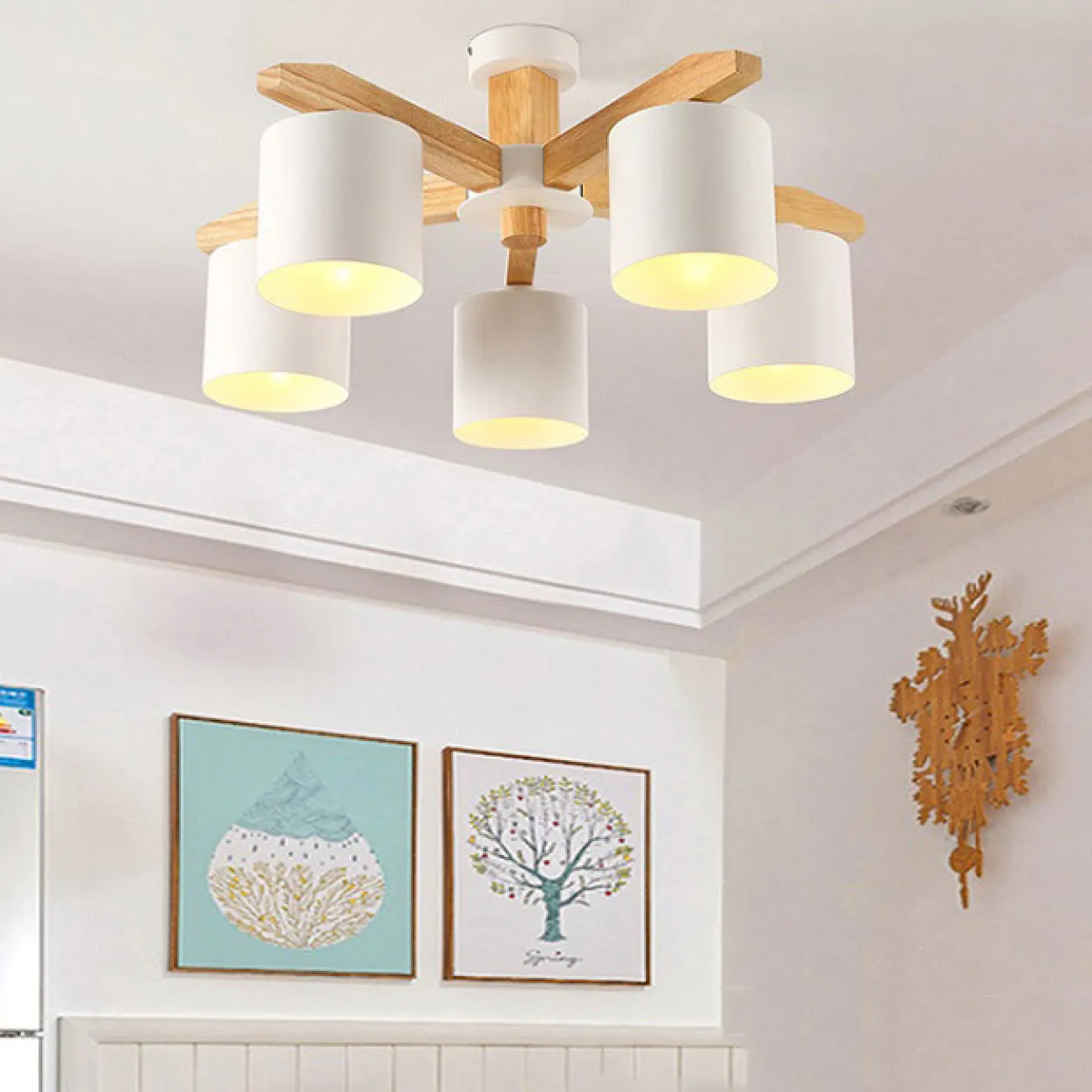 Потолочная люстра CRISS L8 Grey от ImperiumLoft