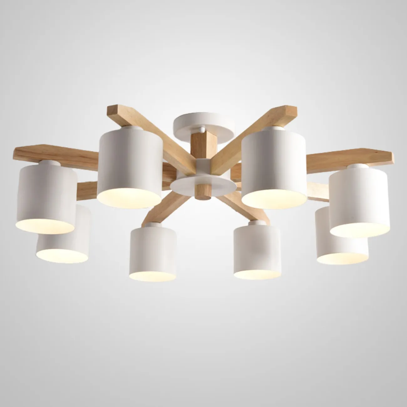 Потолочная люстра CRISS L8 Grey от ImperiumLoft