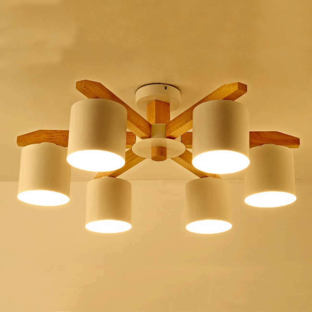 Потолочная люстра CRISS L8 Grey от ImperiumLoft