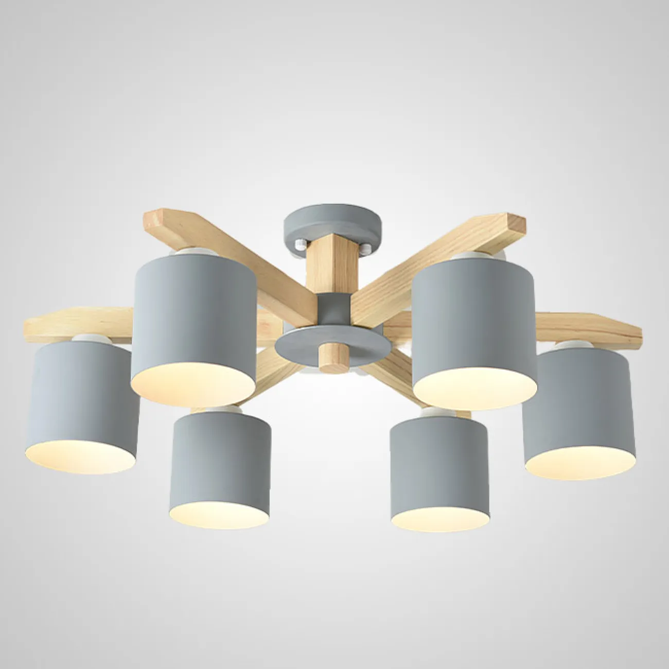 Потолочная люстра CRISS L8 Grey от ImperiumLoft