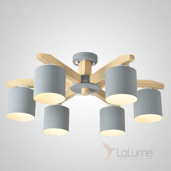 Потолочная люстра CRISS L6 Grey от ImperiumLoft Потолочная люстра CRISS L6 Grey от ImperiumLoft