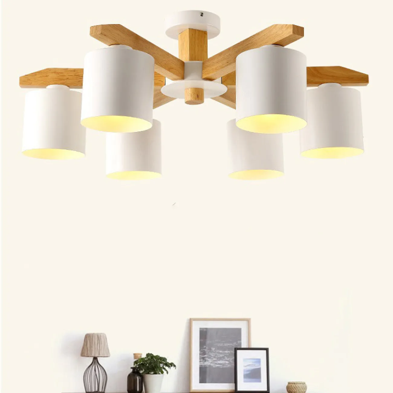 Потолочная люстра CRISS L8 Grey от ImperiumLoft