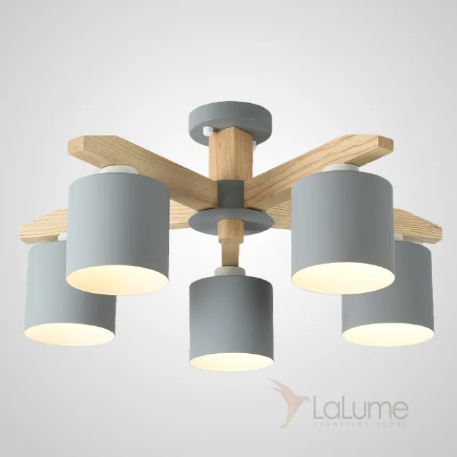 Потолочная люстра CRISS L5 Grey от ImperiumLoft Потолочная люстра CRISS L5 Grey от ImperiumLoft