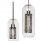 Perforation Pendant Lamp Nickel Oval