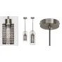 Perforation Pendant Lamp Nickel Oval