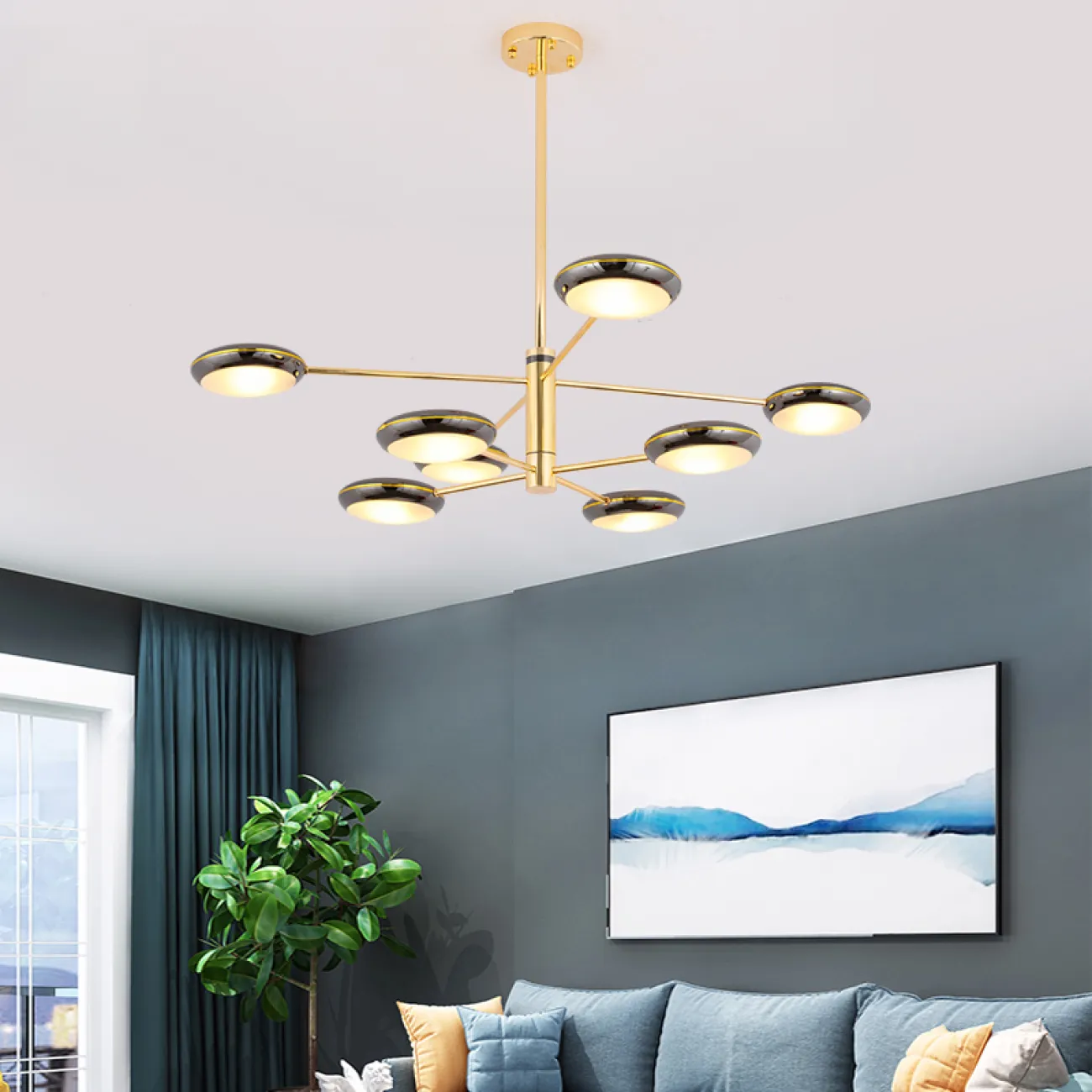 Люстра на штанге DRAMMEN от ImperiumLoft Люстра на штанге DRAMMEN от ImperiumLoft