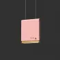 Светодиодный подвесной светильник BOOK 2 H20*17 Pink от ImperiumLoft