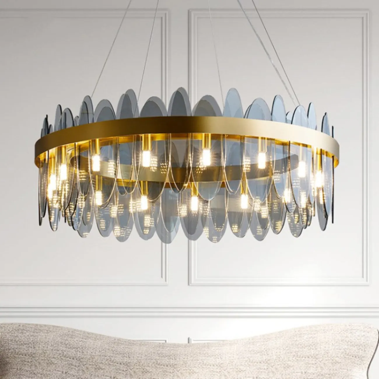 Подвесная люстра PIERRE D80 от ImperiumLoft