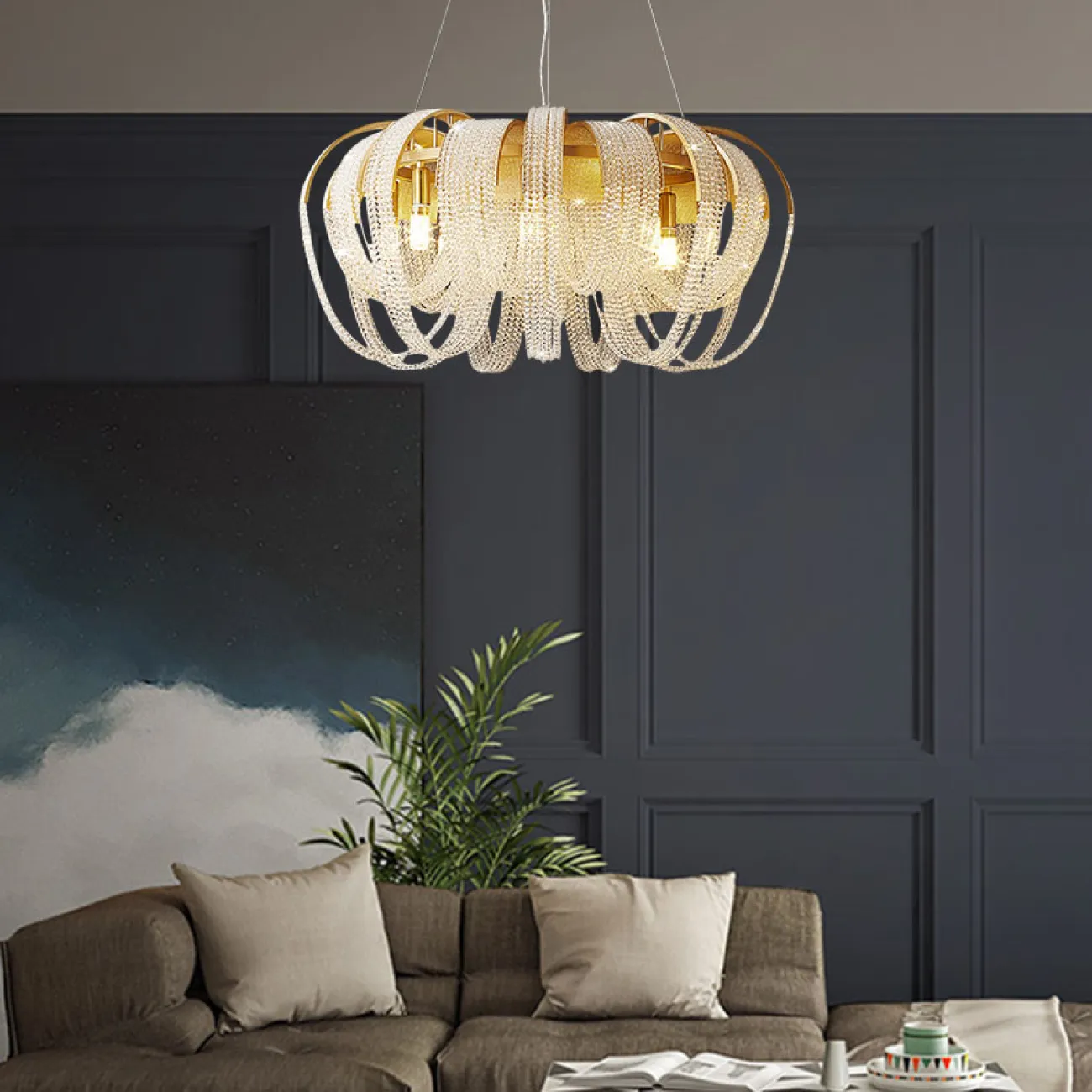 Подвесная люстра PELAGIA CH D69 от ImperiumLoft