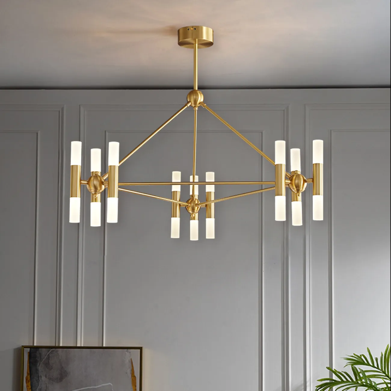 Потолочная люстра GRAPHITE L24 от ImperiumLoft Потолочная люстра GRAPHITE L24 от ImperiumLoft