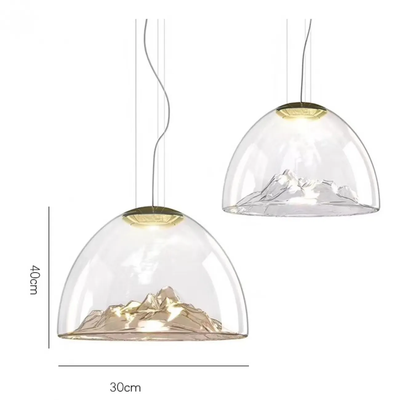 Подвесной светильник SP MOUNTA Gold от ImperiumLoft