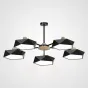 Подвесная люстра GEOMETRIC CH 5 черная от ImperiumLoft