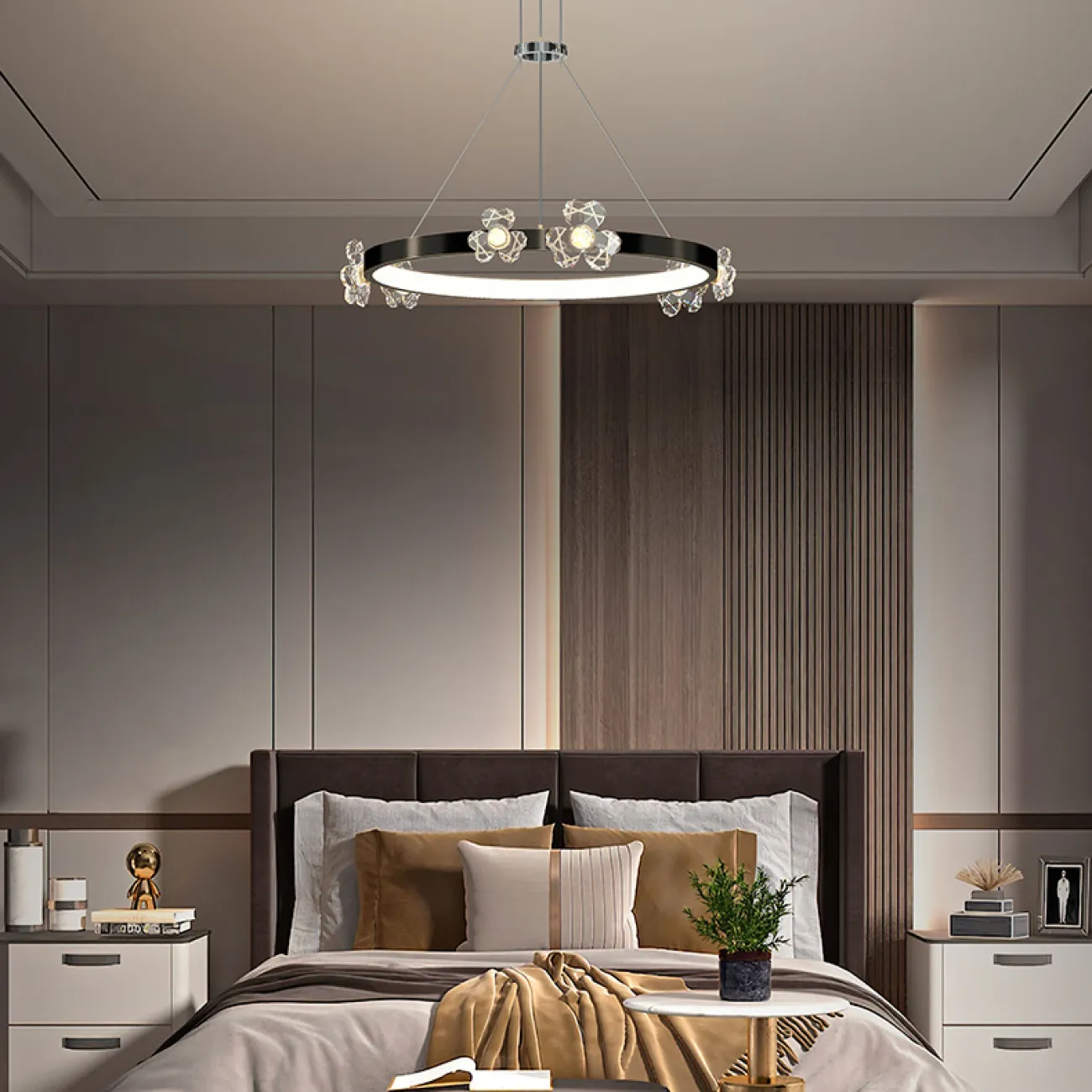 Подвесная люстра CAMILIA B D80 Black от ImperiumLoft