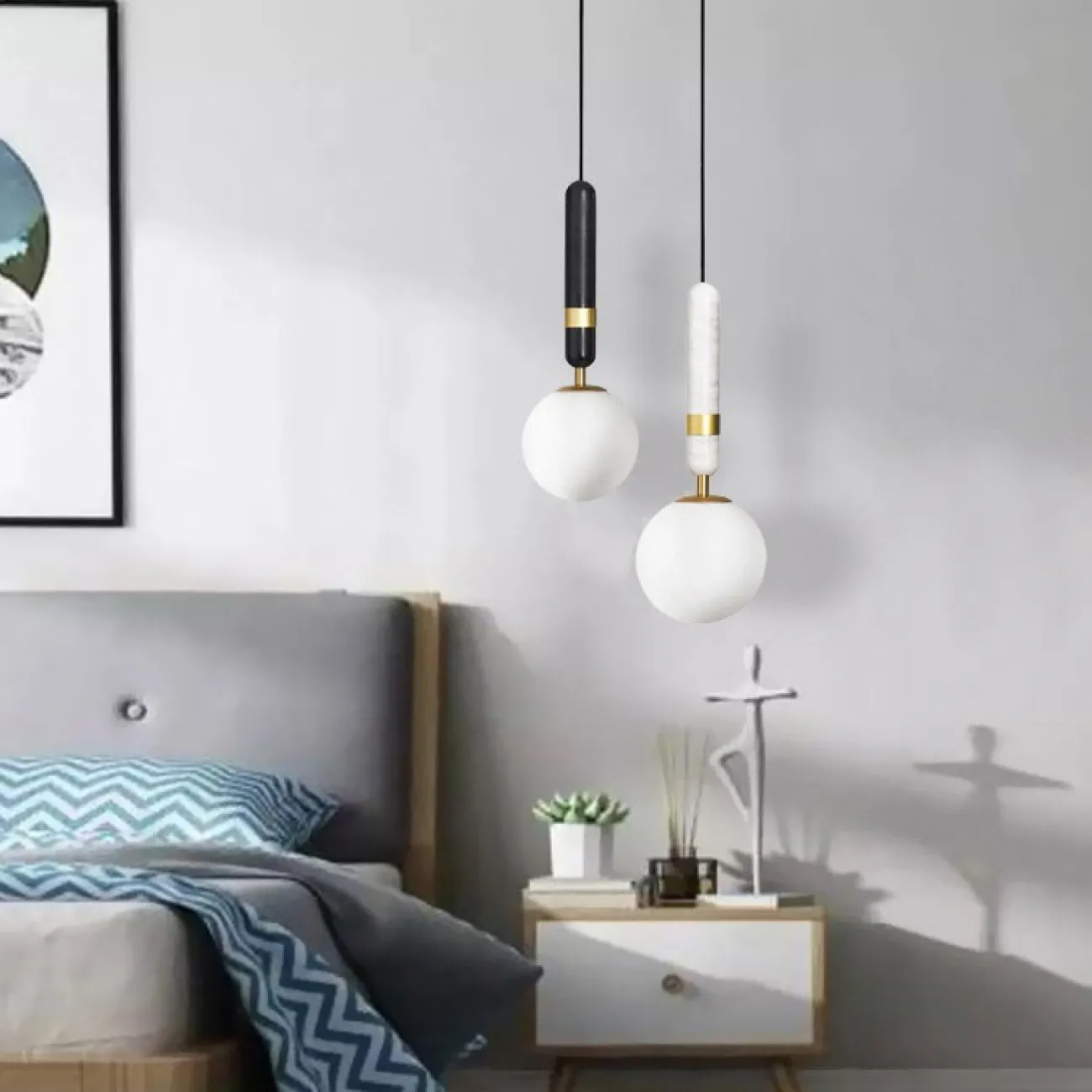 Подвесной светильник NOEL black brass от ImperiumLoft