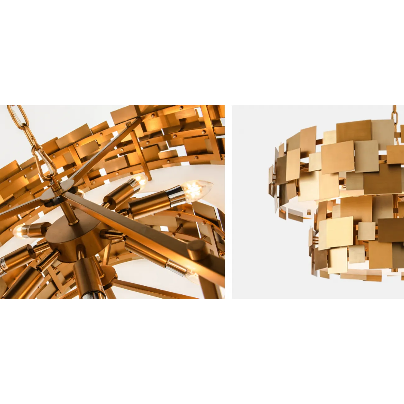Люстра Gold Plate Chandelier 8 от LaLume