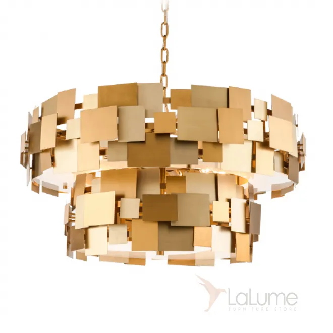 Люстра Gold Plate Chandelier 8