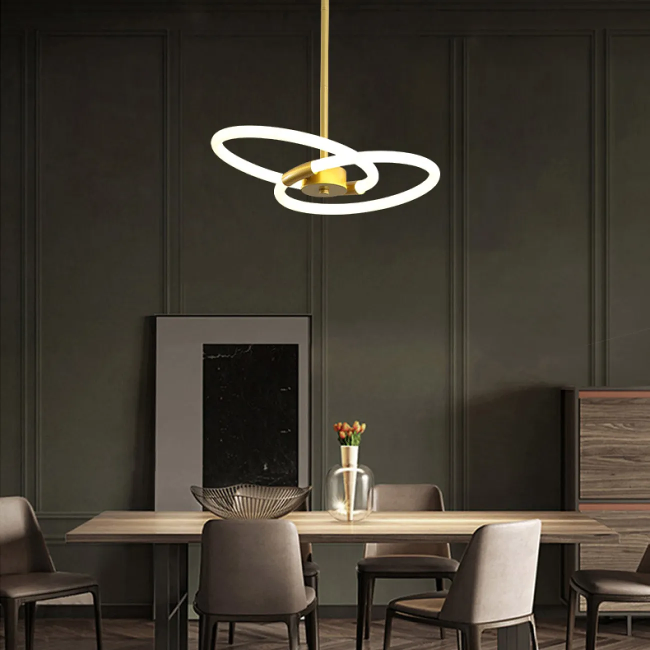 Потолочная люстра NOMOS L64 3000К от ImperiumLoft