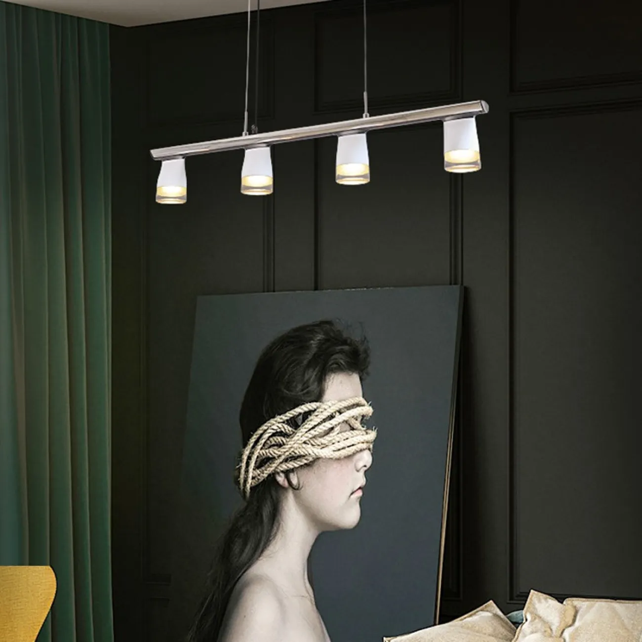 Светодиодный реечный подвесной светильник ALERT-LONG Светодиодный реечный подвесной светильник ALERT-LONG