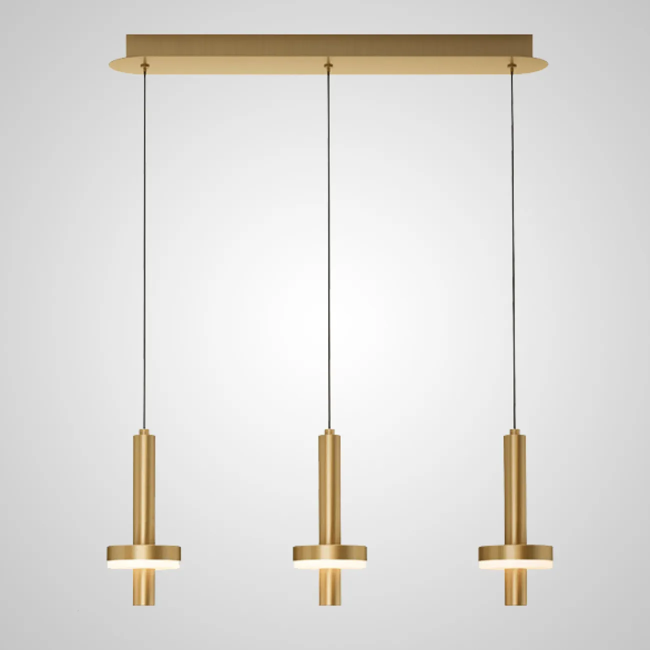 Подвесной светильник FALKA MORE B Brown Диск от ImperiumLoft