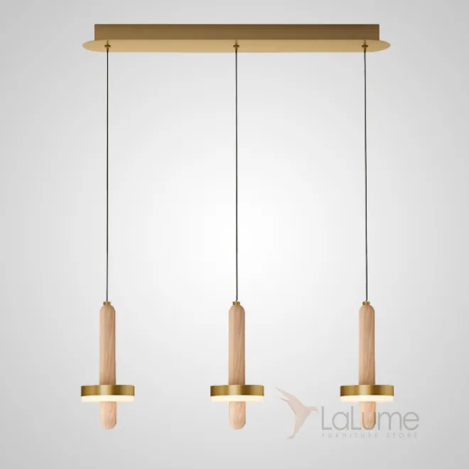 Подвесной светильник FALKA MORE B Brown Планка от ImperiumLoft