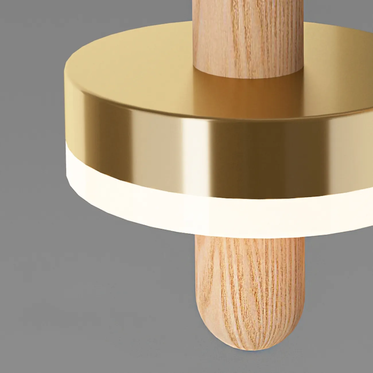 Подвесной светильник FALKA MORE B Brown Диск от ImperiumLoft