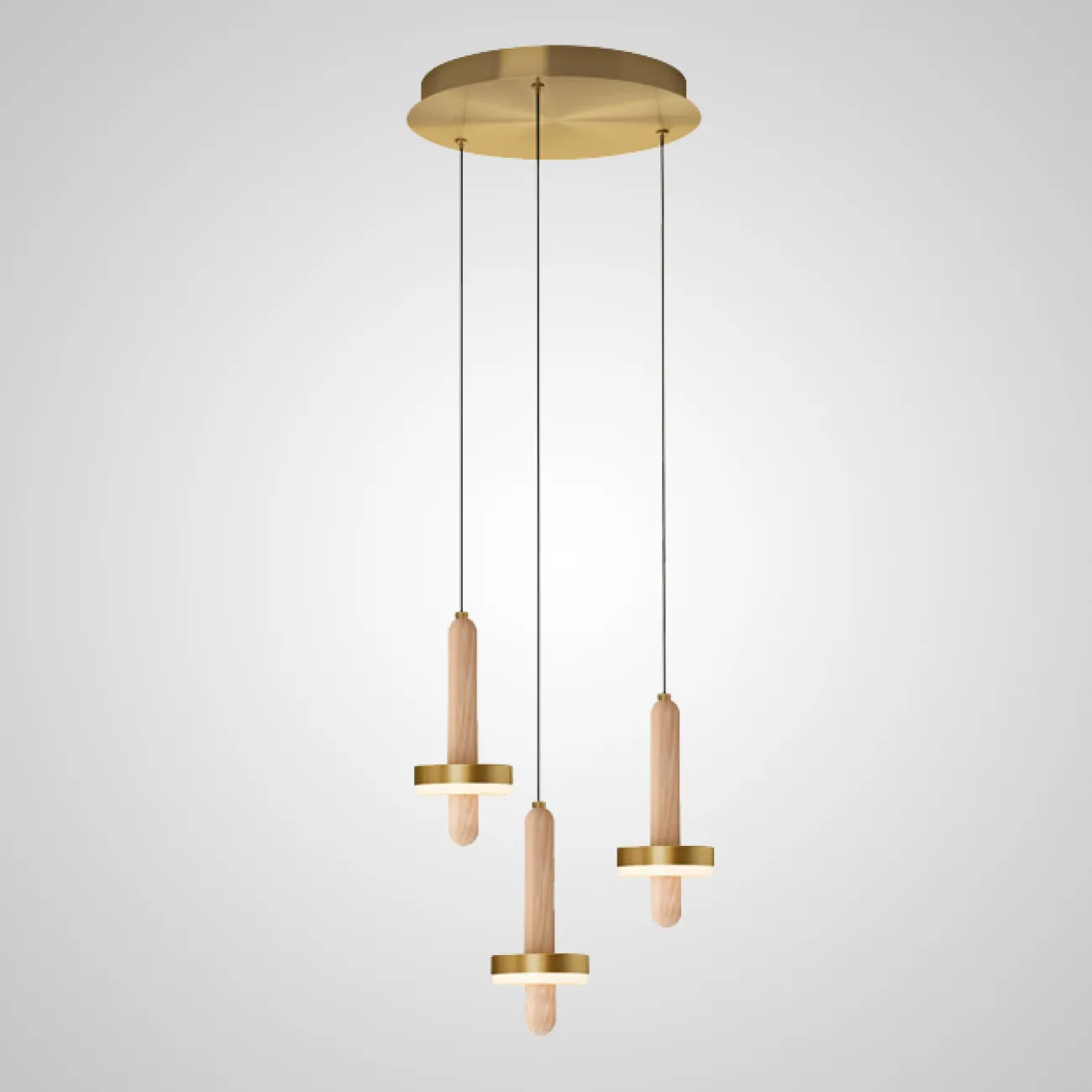 Подвесной светильник FALKA MORE A Gold Диск от ImperiumLoft