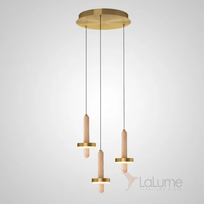 Подвесной светильник FALKA MORE B Brown Диск от ImperiumLoft