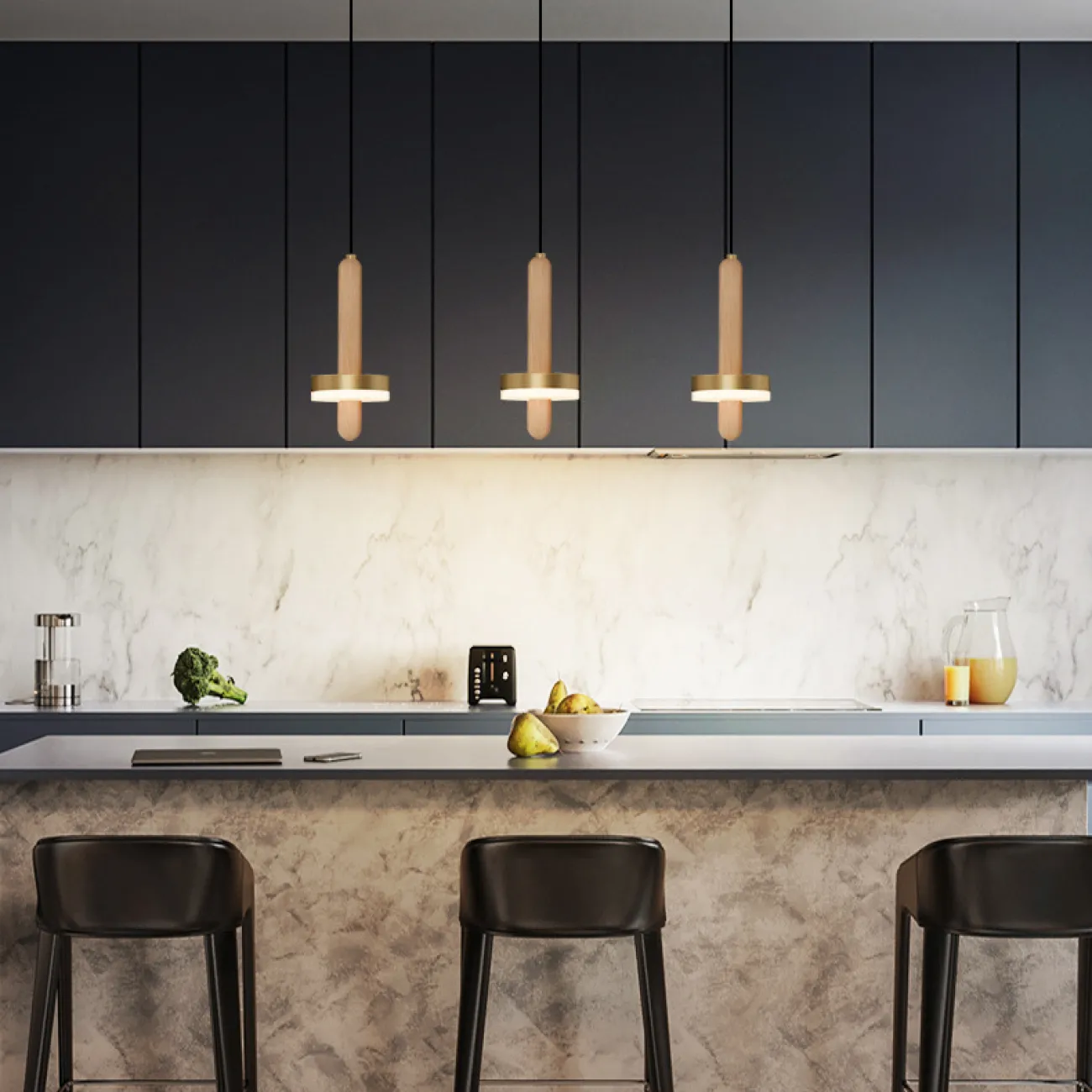 Подвесной светильник FALKA MORE B Brown Диск от ImperiumLoft