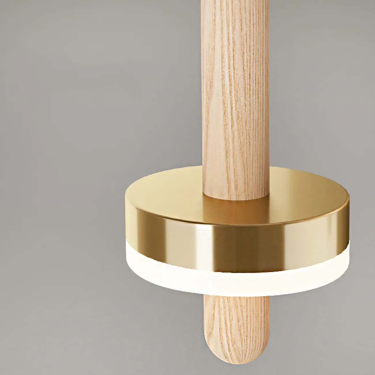 Подвесной светильник FALKA MORE B Brown Диск от ImperiumLoft