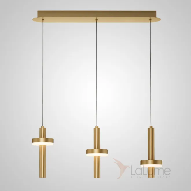 Подвесной светильник FALKA MORE A Gold Планка от ImperiumLoft