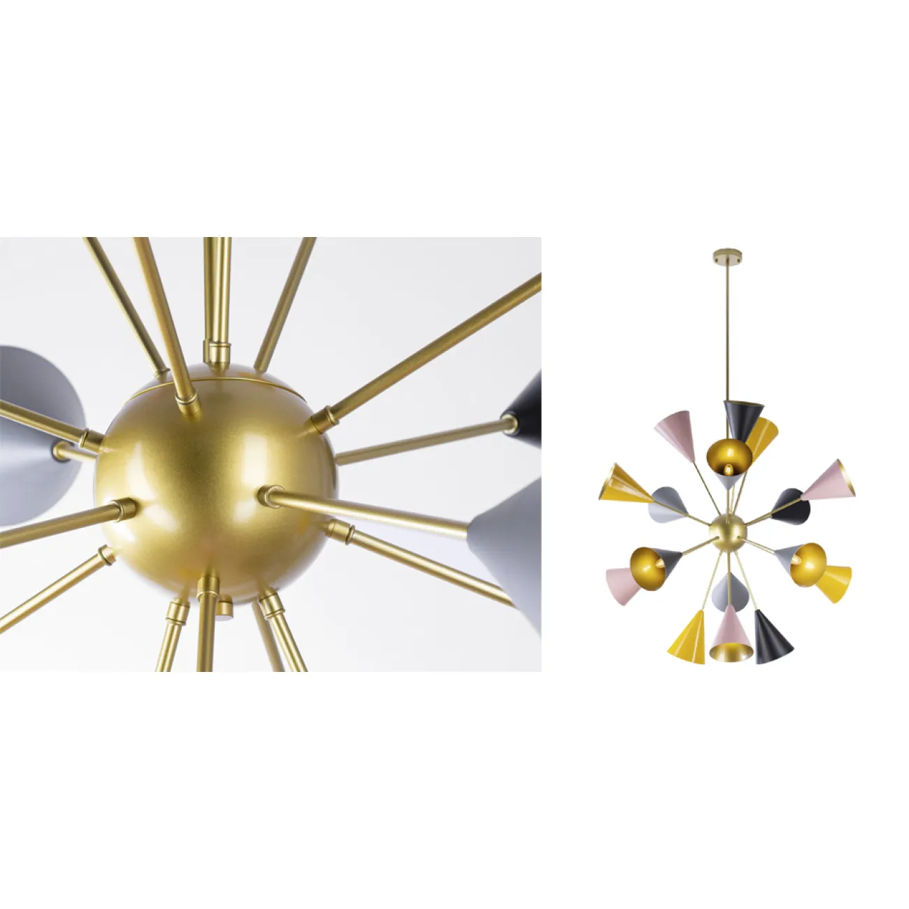 Люстра Спутник Huge Pair Multi Color 15 Люстра Спутник Huge Pair Multi Color 15