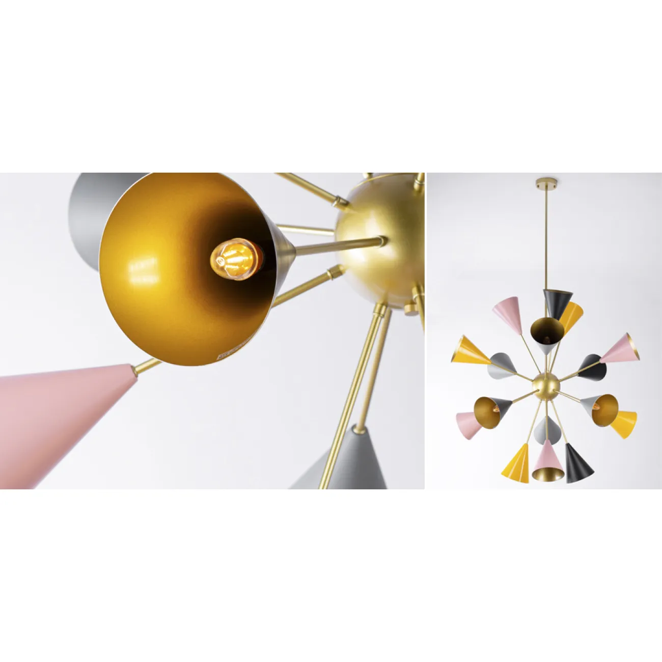 Люстра Спутник Huge Pair Multi Color 15 Люстра Спутник Huge Pair Multi Color 15